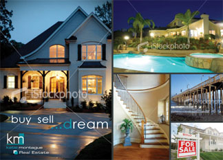 Real Estate Postcards on Cards Brochures Postcards Bookmarks Letterhead