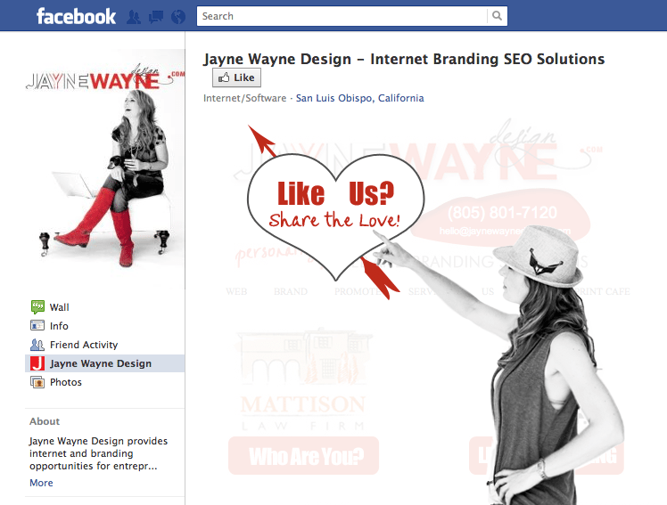 Jayne Wayne Design Facebook Fanpage