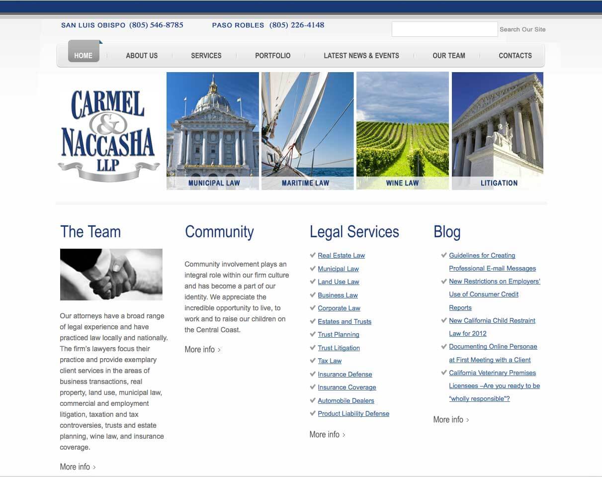 Attorney Web Design