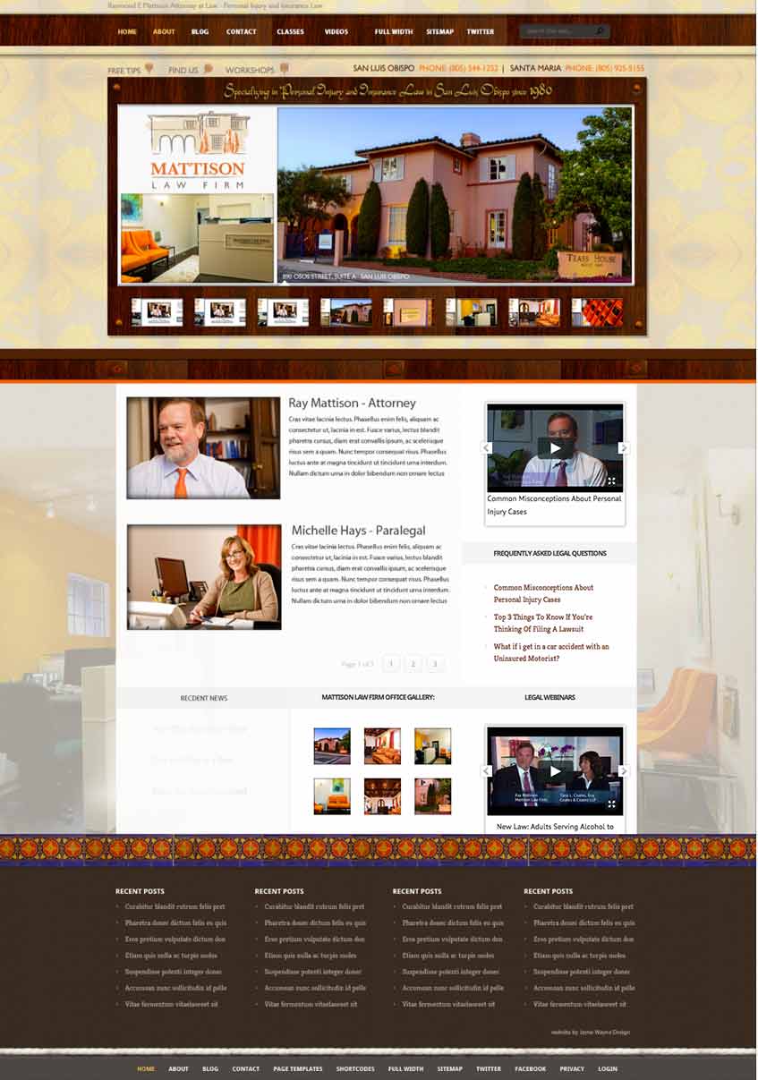 Attorney Law Web Design