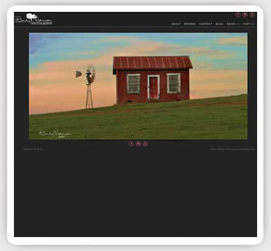 photography web design